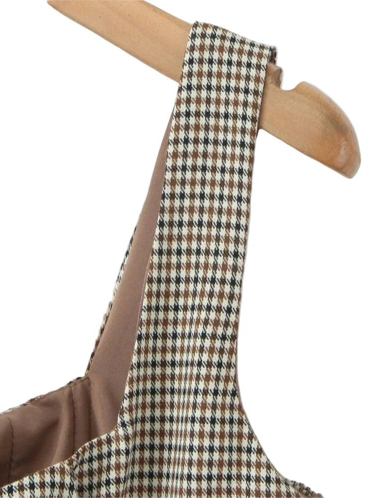 Plaid Reverie Top